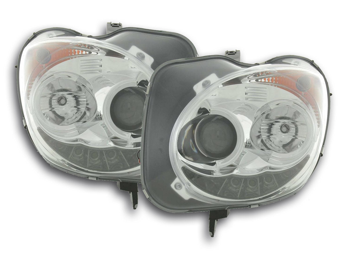 Scheinwerfer Set Daylight LED Tagfahrlicht Alfa Romeo Mito 08- chrom Scheinwerfer Set Daylight LED Tagfahrlicht Alfa Romeo Mito 08- chrom